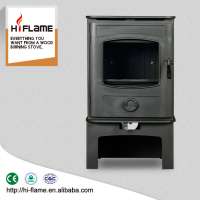 Hot Sale Hiflame GR908 high quality Steel plate wood burning fireplace stove with log stand